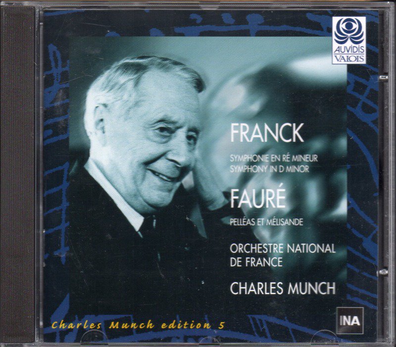 フランク：交響曲，フォーレ：ペレアスとメリザンド　ミュンシュ＝ONF /L （V4829）* - クラシックの中古CD屋ファルスタッフ