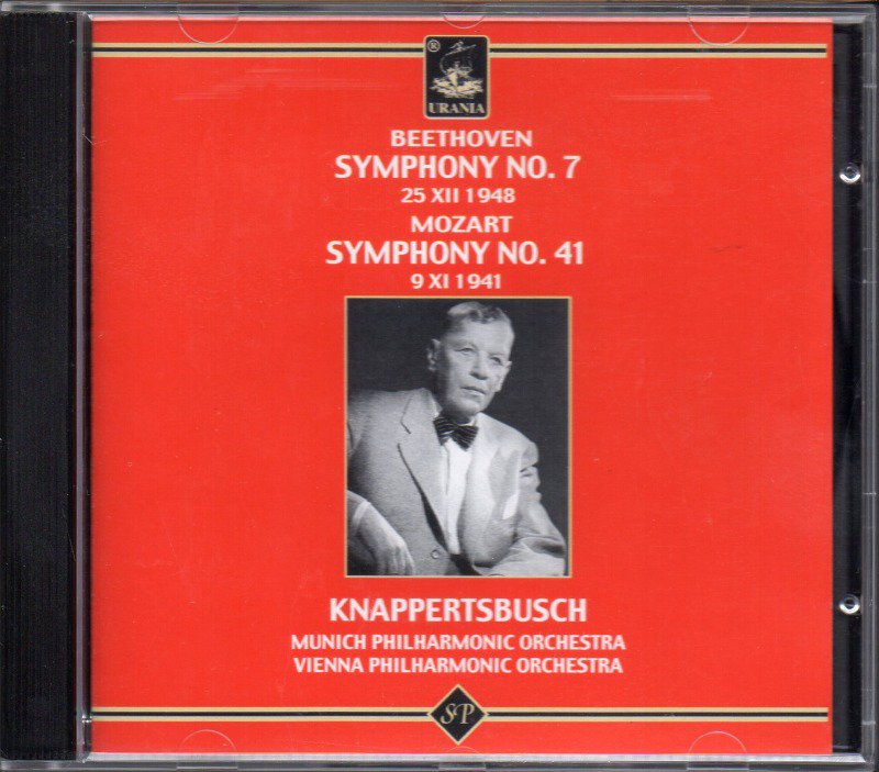 ベートーヴェン：交響曲第7番，モーツァルト：交41番　クナッパーツブッシュ＝MP, WP /L （SP4202） -  クラシックの中古CD屋ファルスタッフ