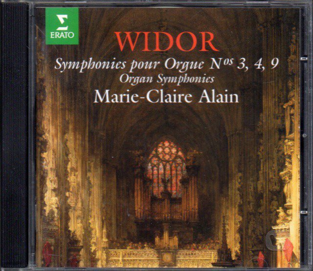 ヴィドール：オルガン交響曲第4，9番全曲，第3番抜粋 アラン(org) （外ERATO） - クラシックの中古CD屋ファルスタッフ
