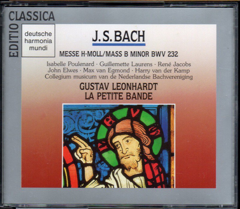 バッハ：ミサ曲ロ短調　レオンハルト＝LPB，ヤーコプス(C-T) 他 （BVCD1836・2CD） - クラシックの中古CD屋ファルスタッフ