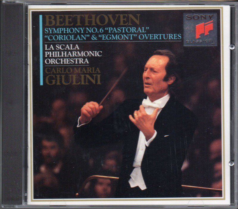 ベートーヴェン：交響曲第6番，序曲2曲　ジュリーニ＝スカラpo （SK53974） - クラシックの中古CD屋ファルスタッフ