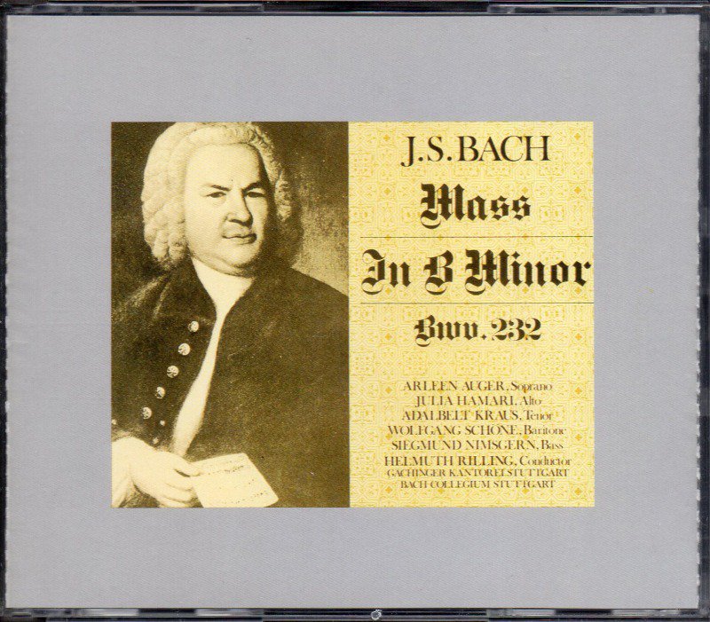 バッハ：ミサ曲ロ短調　リリング＝BCS； オジェー(S) 他 /77年 （60DC170・2CD） - クラシックの中古CD屋ファルスタッフ