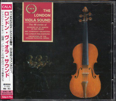 メイン画像：＜ロンドン・ヴィオラ・サウンド＞　サイモン＝ロンドンの48人のヴィオラ奏者たち （MCACD0106）ジャケット写真