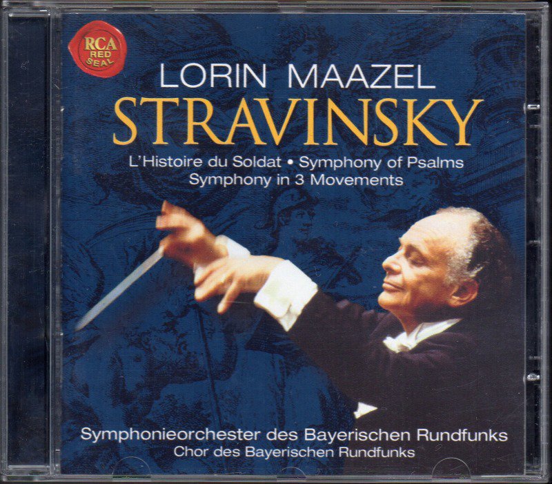 ストラヴィンスキー：3楽章の交響曲，詩篇交響曲，兵士の物語 　マゼール＝BRSO （外RCA） - クラシックの中古CD屋ファルスタッフ