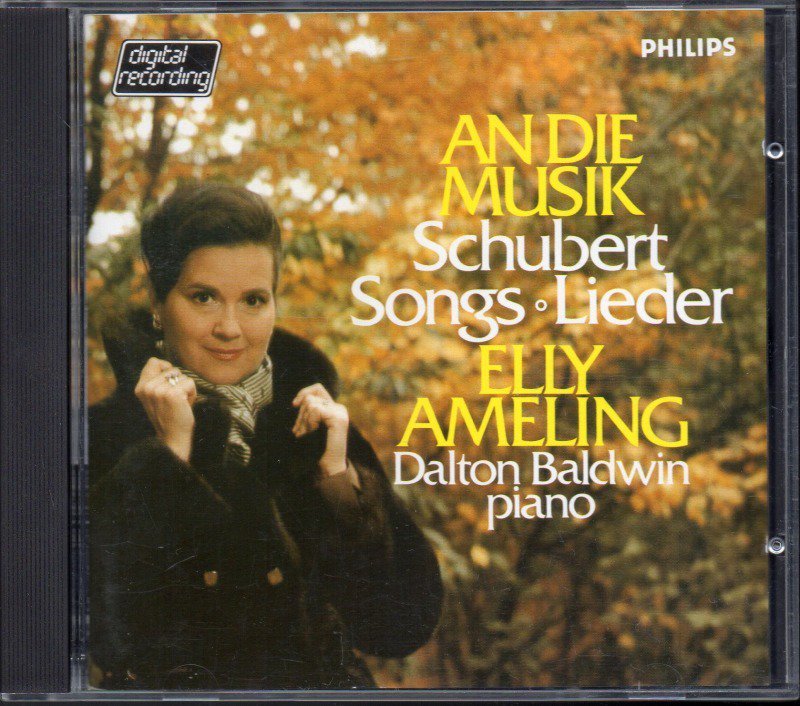 シューベルト歌曲集 (13曲)　アーメリング(S) /82年 （外PHILIPS・水色レーベル） - クラシックの中古CD屋ファルスタッフ
