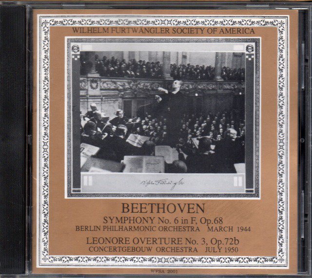ベートーヴェン：交響曲第6番 他　フルトヴェングラー＝BP /44年 他 （WFSA2001） - クラシックの中古CD屋ファルスタッフ