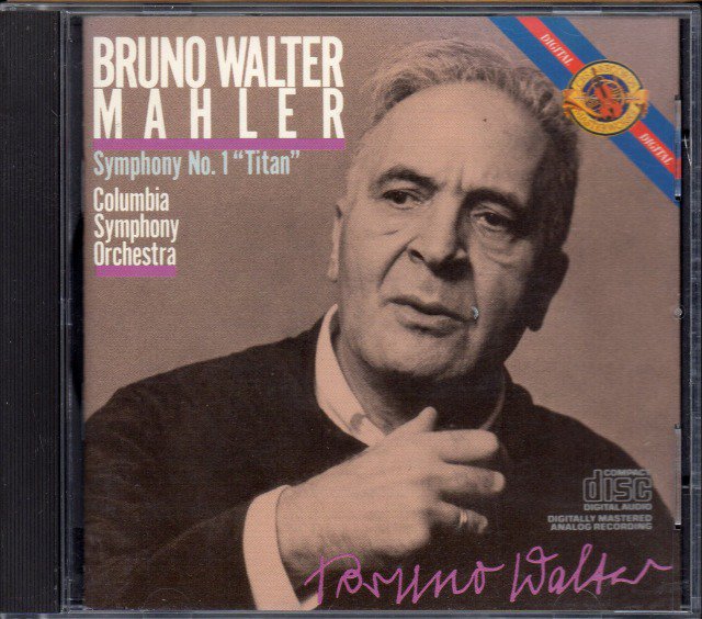 マーラー：交響曲第1番　クラシックの中古CD屋ファルスタッフ　ワルター＝コロンビアso　（MK42031）