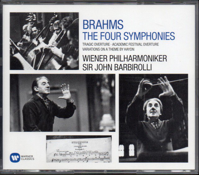 ブラームス：交響曲全集 他 バルビローリ＝WP （外WARNER・3CD） クラシックの中古CD屋ファルスタッフ