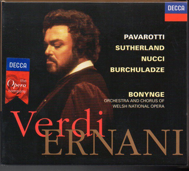 ▽ヴェルディ：エルナーニ　ボニング＝； パヴァロッティ(T) 他 （外DECCA・2CD） - クラシックの中古CD屋ファルスタッフ