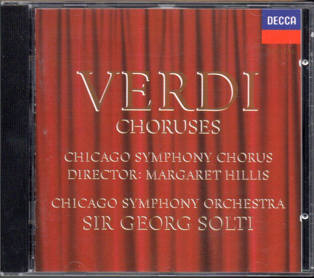 （DECCA＊430226）　ショルティ＝CSO，同cho　ヴェルディ合唱曲集　クラシックの中古CD屋ファルスタッフ