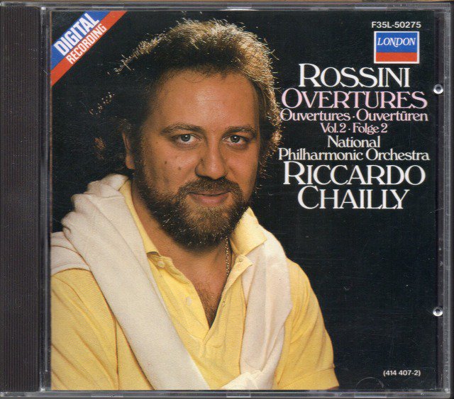 ロッシーニ：オペラ序曲集 (第2集)　シャイー＝ナショナルpo （F35L50275） - クラシックの中古CD屋ファルスタッフ