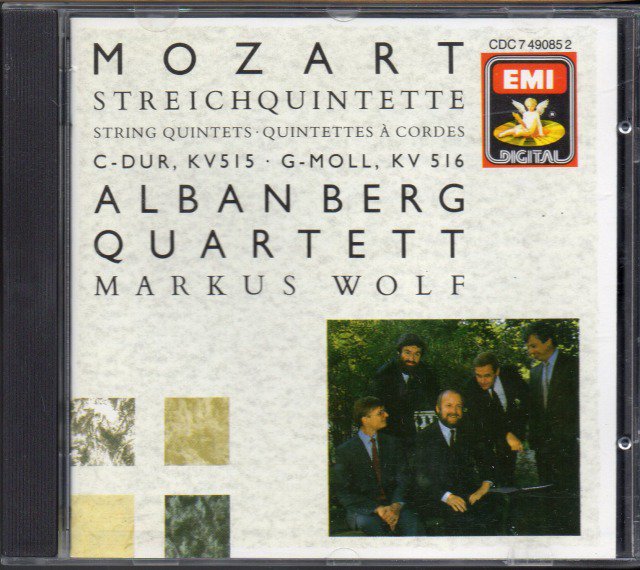 （CDC749085）　モーツァルト：弦楽五重奏曲第3，4番　AベルクQ，ヴォルフ(va)　クラシックの中古CD屋ファルスタッフ