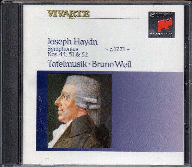 ハイドン：交響曲第44, 51, 52番　ヴァイル＝ターフェルムジーク （SK48371） - クラシックの中古CD屋ファルスタッフ