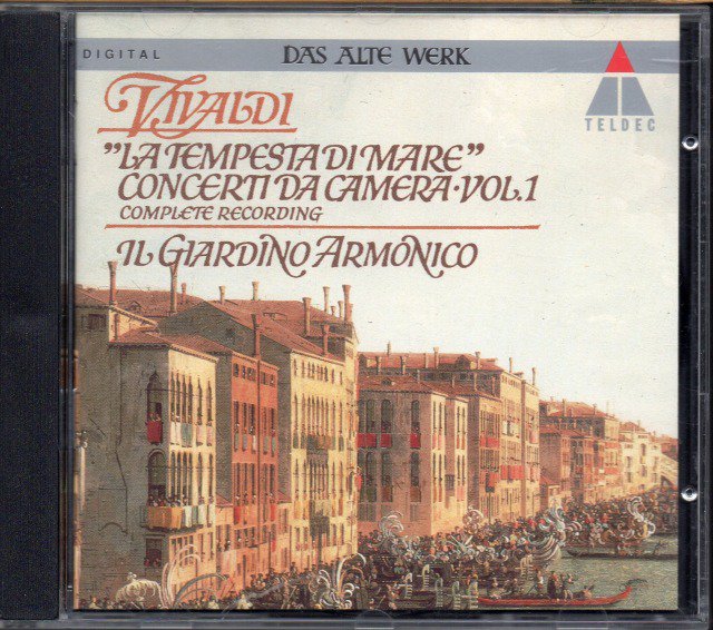 ヴィヴァルディ：リコーダー協奏曲集 (Op.10)　アントニーニ(bfl) ジャルディーノ・アルモニコ （外TELDEC） -  クラシックの中古CD屋ファルスタッフ