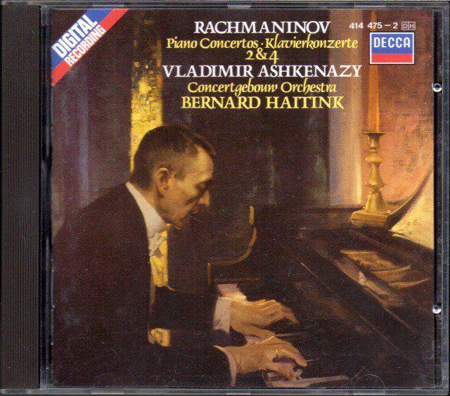 ラフマニノフ：ピアノ協奏曲第2，4番　アシュケナージ(p) ハイティンク＝KCO （外DECCA） - クラシックの中古CD屋ファルスタッフ