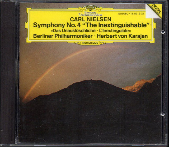 ニールセン：交響曲第4番　カラヤン＝ベルリンpo （DG＊413313） - クラシックの中古CD屋ファルスタッフ