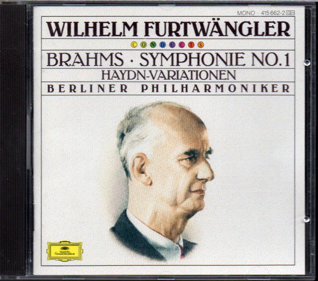 ブラームス：交響曲第1番，ハイドン変奏曲　フルトヴェングラー＝BP /L （外DG） - クラシックの中古CD屋ファルスタッフ