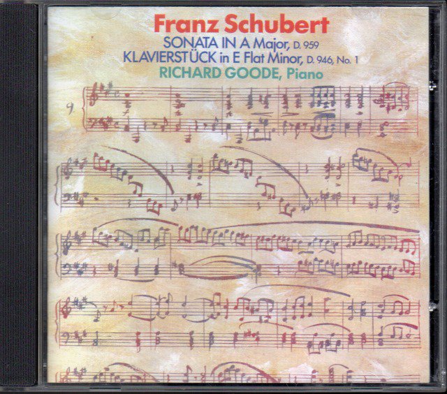 シューベルト：ピアノ・ソナタ第20番 他　グード(p) （外NONESUCH） - クラシックの中古CD屋ファルスタッフ