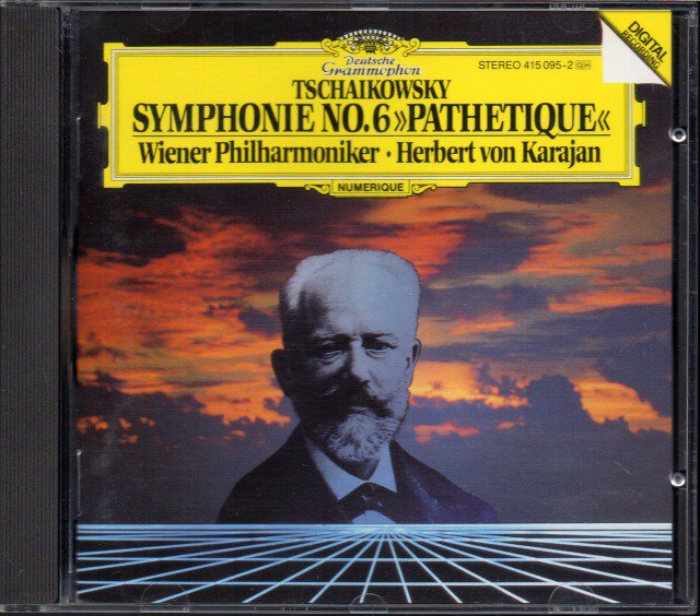 チャイコフスキー：交響曲第6番　カラヤン＝WP （DG＊415095） - クラシックの中古CD屋ファルスタッフ