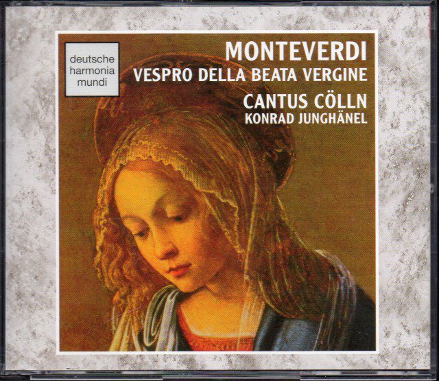 [2CD/Dhm]モンテヴェルディ:聖母マリアの夕べの祈り全曲/コンチェルト・パラディーノ&K.ユングヘーネル&カントゥス・ケルン 1994.9