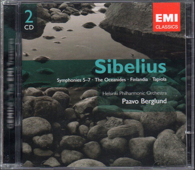 シベリウス：交響曲第5～7番 他　ベルグルンド＝ヘルシンキpo （外EMI・2CD） - クラシックの中古CD屋ファルスタッフ