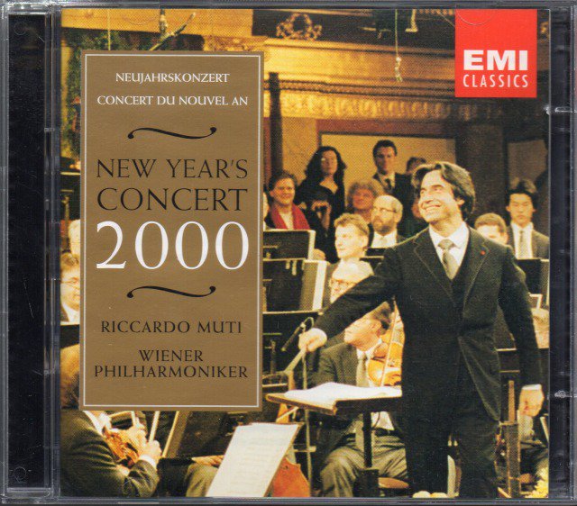 2000年 ニューイヤー・コンサート ムーティ＝WP /L （EMI・2CD） - クラシックの中古CD屋ファルスタッフ