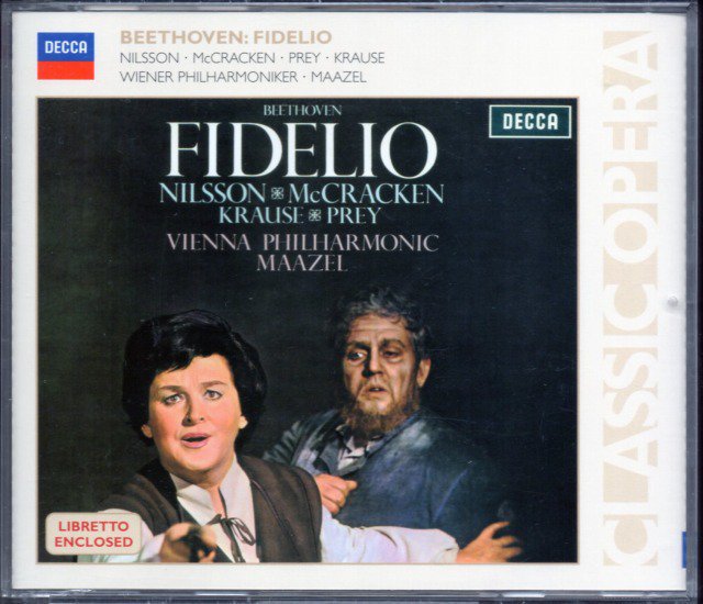 ベートーヴェン：フィデリオ　マゼール＝WP； ニルソン(S) 他 （DECCA・2CD） - クラシックの中古CD屋ファルスタッフ