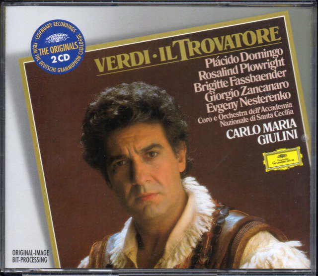 ヴェルディ：トロヴァトーレ　ジュリーニ＝OANSC； ドミンゴ(T) 他 （DG・2CD）, - クラシックの中古CD屋ファルスタッフ
