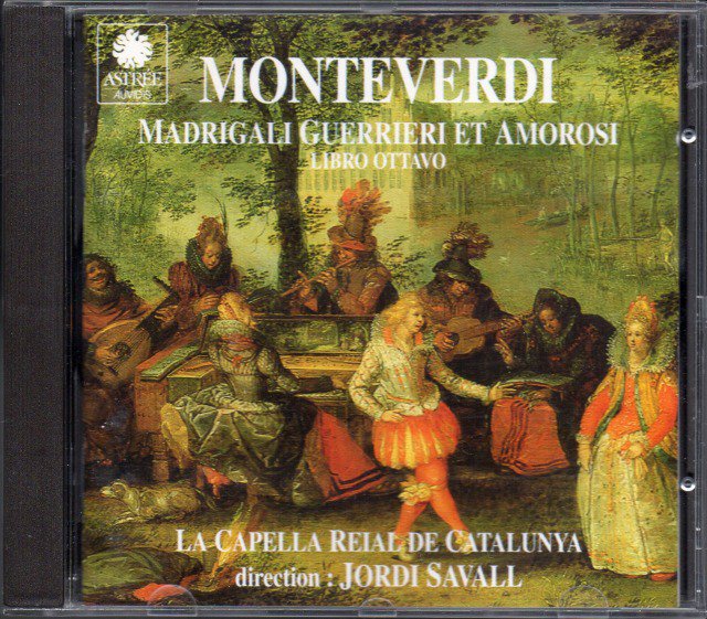 モンテヴェルディ：戦いと愛のマドリガーレより　サヴァール＝CRC （E8546） - クラシックの中古CD屋ファルスタッフ