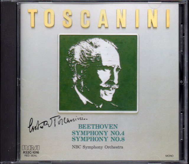 ベートーヴェン：交響曲第4，8番　トスカニーニ＝NBCso （R32C1016） - クラシックの中古CD屋ファルスタッフ