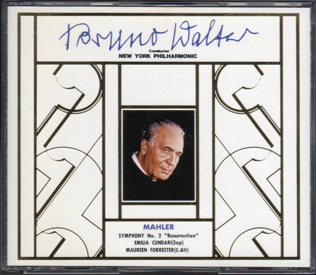 マーラー：交響曲第2番　ワルター＝NYP，フォレスター(A) 他 （56DC131・2CD） - クラシックの中古CD屋ファルスタッフ