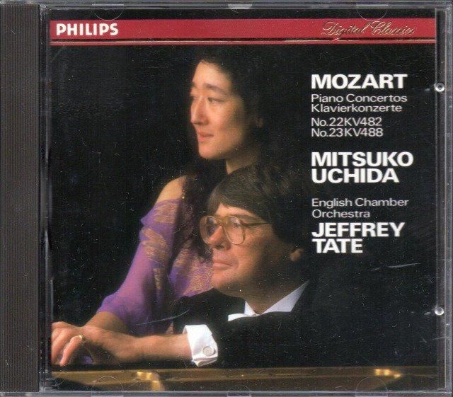 モーツァルト：ピアノ協奏曲第22，23番 内田光子(p) テイト＝ECO