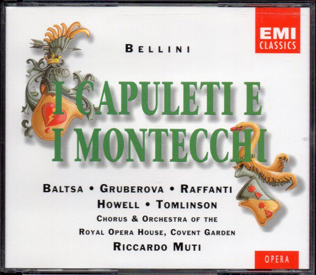 ベルリーニ カプレーティとモンテッキ 2CD ムーティ バルツァ