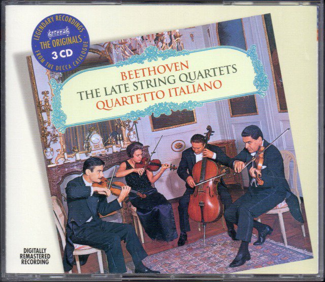 ベートーヴェン：後期弦楽四重奏曲集　イタリアQ （DECCA・3CD） - クラシックの中古CD屋ファルスタッフ