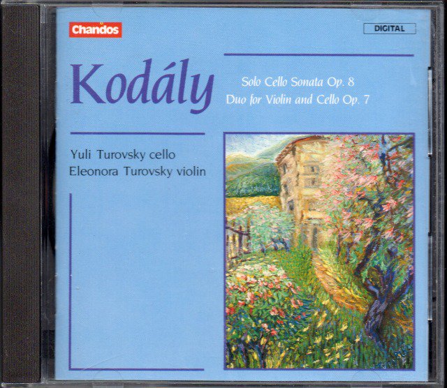 コダーイ：無伴奏チェロ・ソナタ，vnu0026vc二重奏曲　Yu0026Eトゥロフスキー （CHAN8427） - クラシックの中古CD屋ファルスタッフ