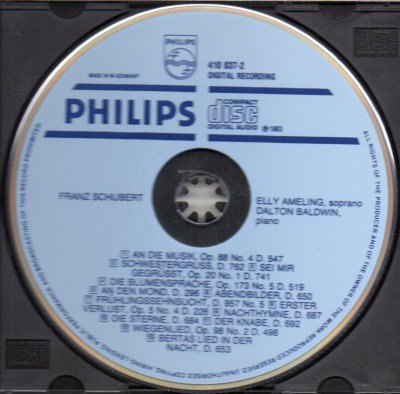 シューベルト歌曲集 (13曲)　アーメリング(S) /82年 （PHILIPS）水色レーベル - クラシックの中古CD屋ファルスタッフ