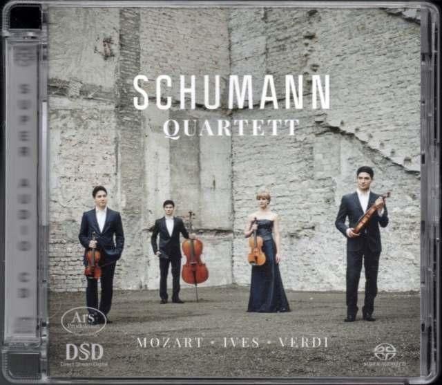 {SACD-HYBR}　モーツァルト (第21番), アイヴス (第2番), ヴェルディ：弦楽四重奏曲集　シューマンQ （ARS38156）