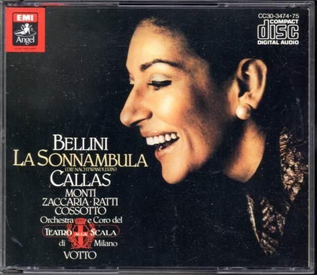メイン画像:ベッリーニ:夢遊病の女 ヴォットー=スカラ; カラス(S) モンティ(T) 他 (CC30-3474・2CD)ジャケット写真 メイン画像:ベッリーニ:夢遊病の女 ヴォットー=スカラ; カラス(S) モンティ(T) 他 (CC30-3474・2CD)ジャケット写真