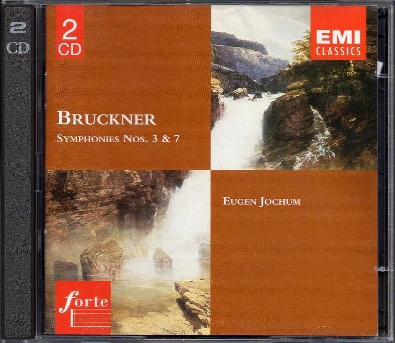 ブルックナー：交響曲第3，7番 ヨッフム＝SKD （EMI・2CD