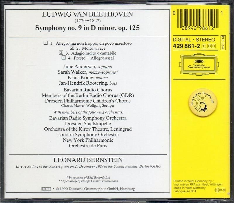 【新品】SACD ベートーヴェン: 交響曲第9番 バーンスタイン指揮 ベートーヴェン：交響曲第9番「合唱」 レナード・バーンスタイン