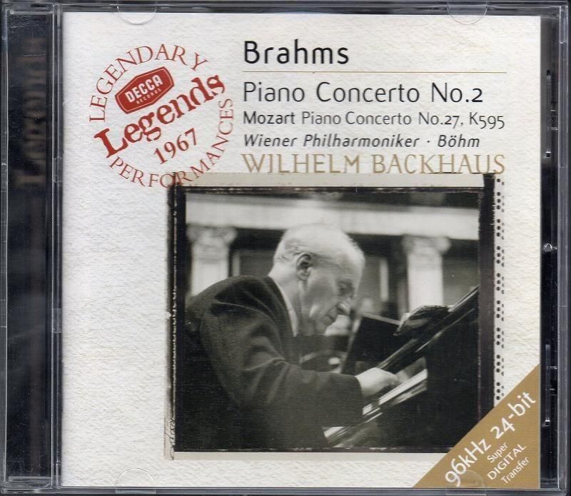 【売約済】バックハウス＆ベーム／ブラームス：ピアノ協奏曲第2番 ブラームス:ピアノ協奏曲第2番 モーツァルト:ピアノ協奏曲第27番