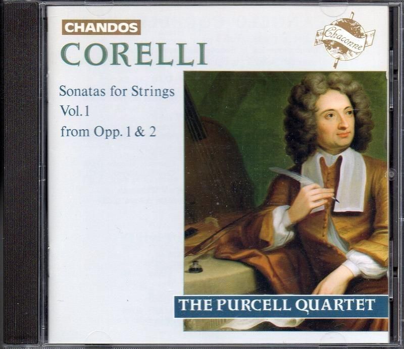 メイン画像:コレッリ:トリオ・ソナタ集 Op.1, 2 より 12曲 パーセルQ (CHAN0516)ジャケット写真 メイン画像:コレッリ:トリオ・ソナタ集 Op.1, 2 より 12曲 パーセルQ (CHAN0516)ジャケット写真