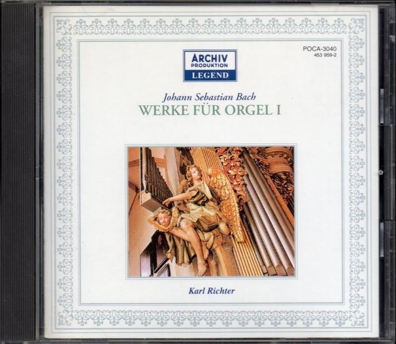 メイン画像:バッハ:トッカータとフーガ 565,前奏曲とフーガ 532, 548 他 リヒター(org) (POCA3040)ジャケット写真 メイン画像:バッハ:トッカータとフーガ 565,前奏曲とフーガ 532, 548 他 リヒター(org) (POCA3040)ジャケット写真