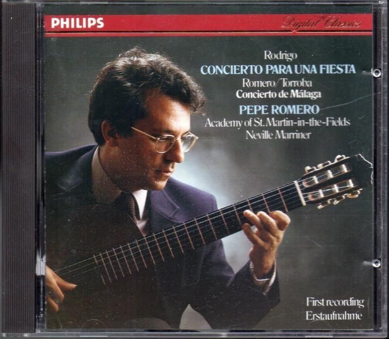 メイン画像:ロドリーゴ:ある宴協奏曲,Sロメロ:マラガ協奏曲 ペペ・ロメロ(g) (PHILIPS)ジャケット写真 メイン画像:ロドリーゴ:ある宴協奏曲,Sロメロ:マラガ協奏曲 ペペ・ロメロ(g) (PHILIPS)ジャケット写真