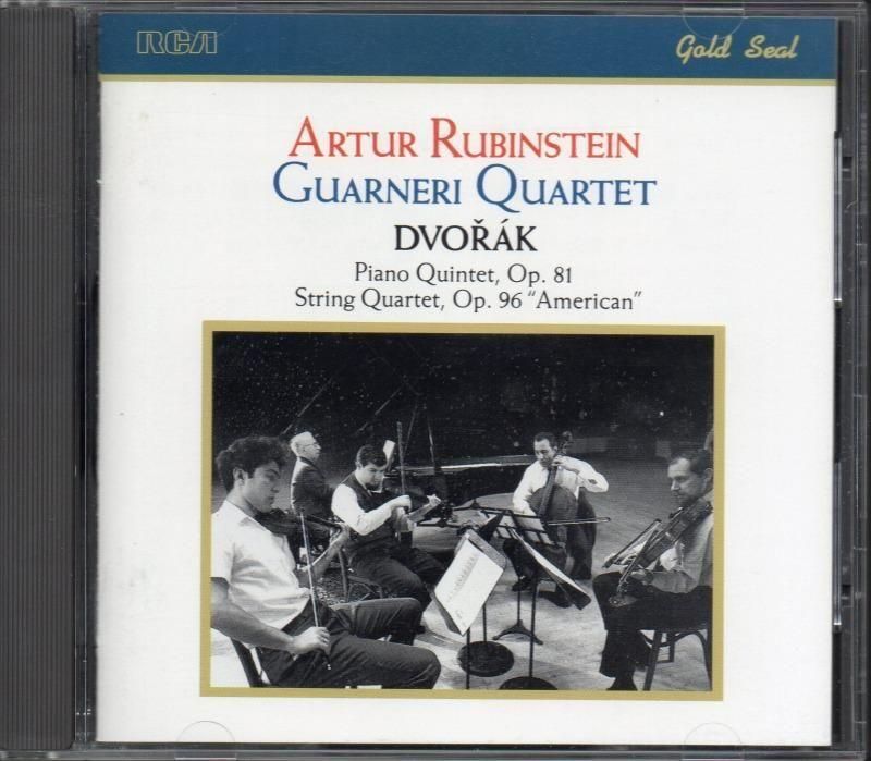 メイン画像:ドヴォルザーク:ピアノ五重奏曲,弦四第12番 グァルネリQ,ルービンシュタイン(p) (R25C1048)ジャケット写真 メイン画像:ドヴォルザーク:ピアノ五重奏曲,弦四第12番 グァルネリQ,ルービンシュタイン(p) (R25C1048)ジャケット写真