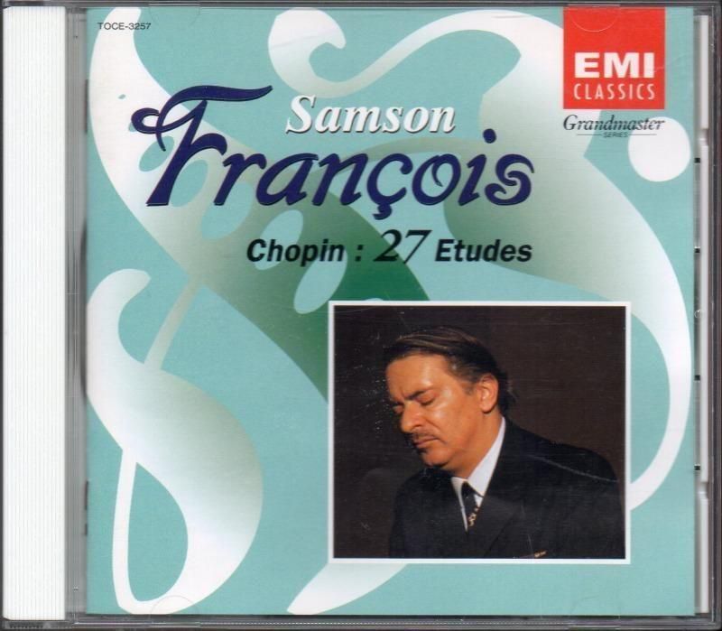 メイン画像:ショパン:練習曲集全曲 (27曲) フランソワ(p) (TOCE3257)ジャケット写真 メイン画像:ショパン:練習曲集全曲 (27曲) フランソワ(p) (TOCE3257)ジャケット写真