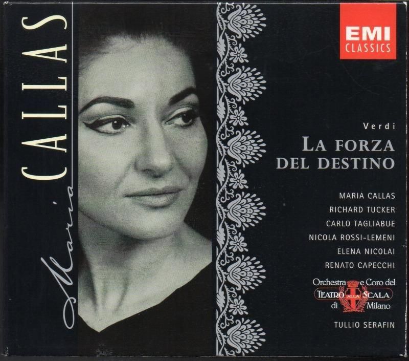 メイン画像:▽ヴェルディ:運命の力 セラフィン=スカラ; カラス(S) 他 (EMI・3CD)ジャケット写真 メイン画像:▽ヴェルディ:運命の力 セラフィン=スカラ; カラス(S) 他 (EMI・3CD)ジャケット写真