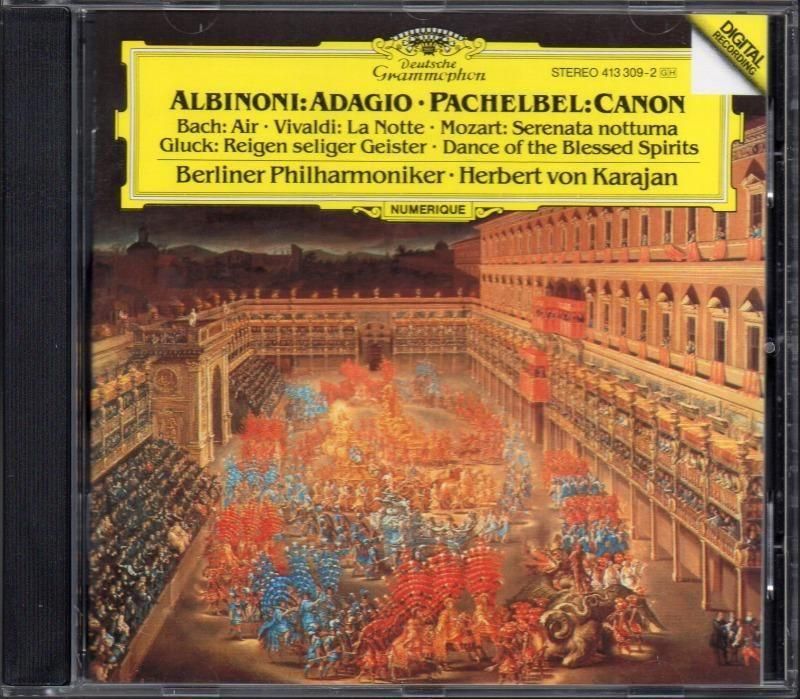 メイン画像:カラヤン=BP / アルビノーニのアダージョ,パッヘルベルのカノン 他 (DG)ジャケット写真 メイン画像:カラヤン=BP / アルビノーニのアダージョ,パッヘルベルのカノン 他 (DG)ジャケット写真