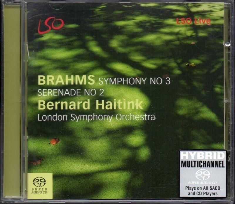 メイン画像:{SACD-HYBR} ブラームス:交響曲第3番,セレナード第2番 ハイティンク=LSO /L (LSO0544)ジャケット写真 メイン画像:{SACD-HYBR} ブラームス:交響曲第3番,セレナード第2番 ハイティンク=LSO /L (LSO0544)ジャケット写真