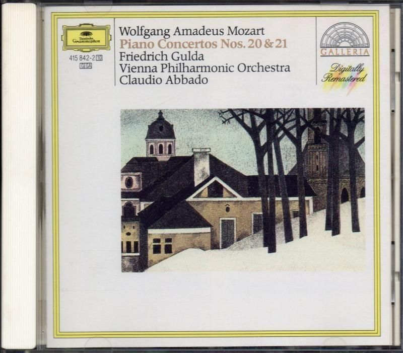 メイン画像:モーツァルト:ピアノ協奏曲第20,21番 グルダ(p) アバド=WP (DG)ジャケット写真 メイン画像:モーツァルト:ピアノ協奏曲第20,21番 グルダ(p) アバド=WP (DG)ジャケット写真